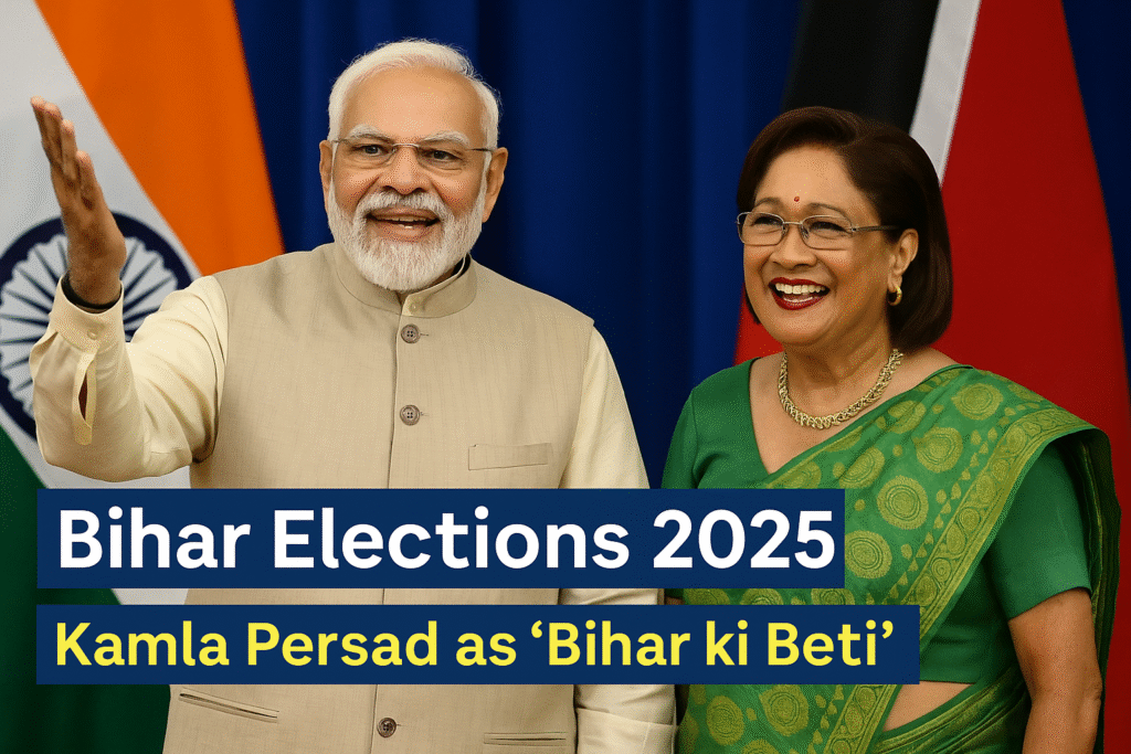 Bihar Elections 2025: PM’s Subtle Message from Patna Street, Trinidad Bihar Elections 2025