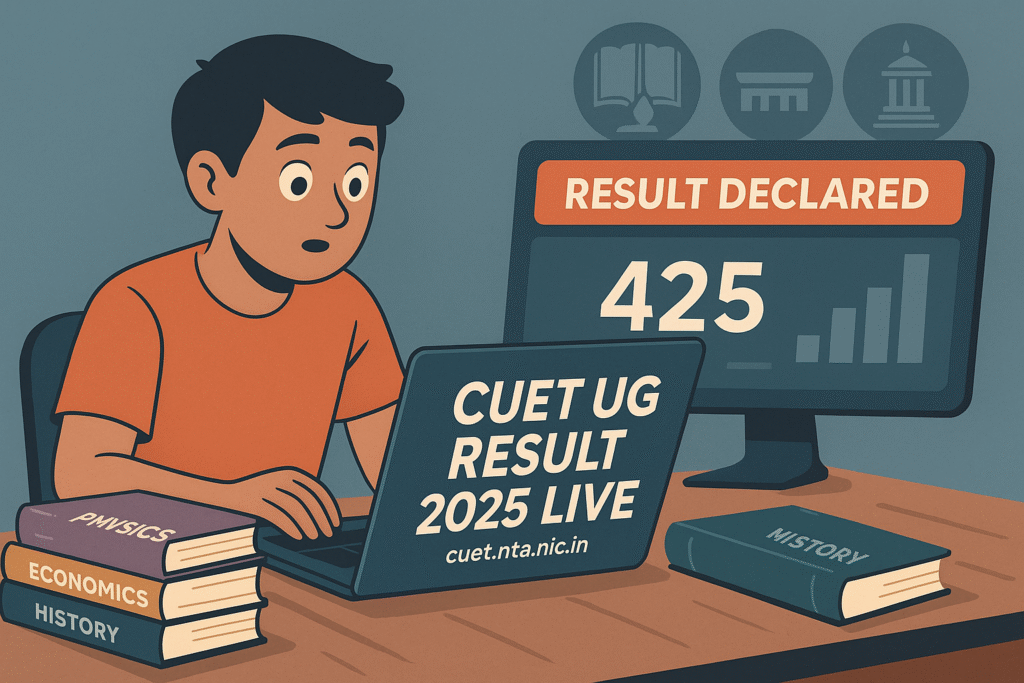 CUET UG Result 2025 Out Today: Check NTA Scorecards at cuet.nta.nic.in CUET UG Result 2025