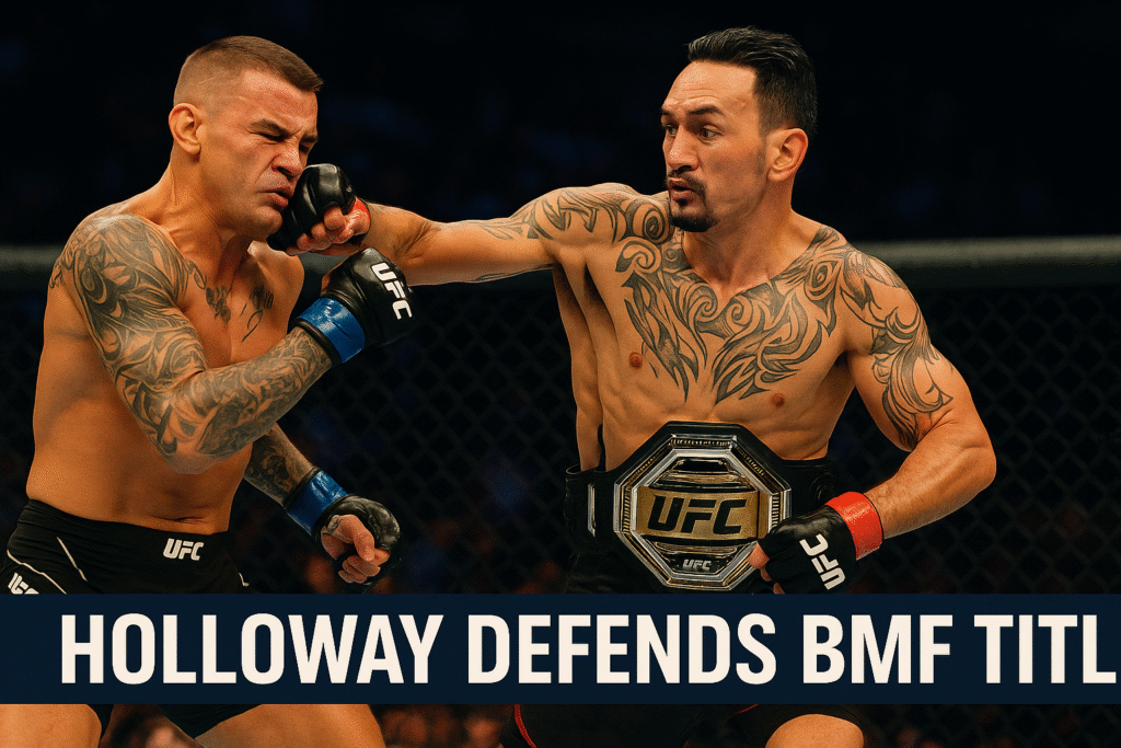 Holloway Defends BMF Title, Honors Poirier’s Legacy Holloway Defends BMF Title