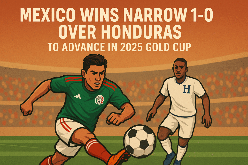 Mexico Wins Narrow 1-0 Over Honduras, Keeps Gold Cup Dream Alive Mexico Wins Narrow 1-0 Over Honduras