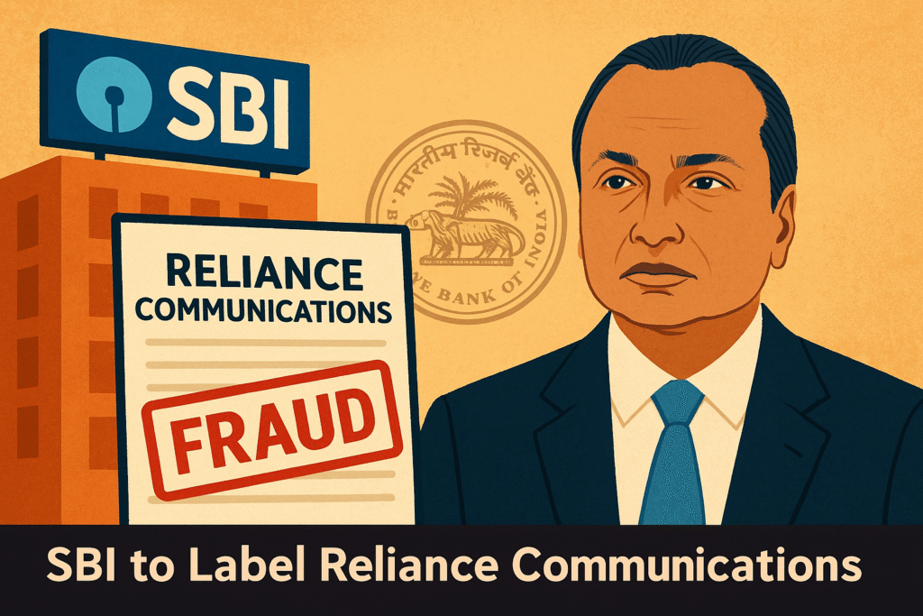 SBI to Label Reliance Communications Loan as Fraud; Anil Ambani Named in RBI Report SBI to Label Reliance Communications Loan