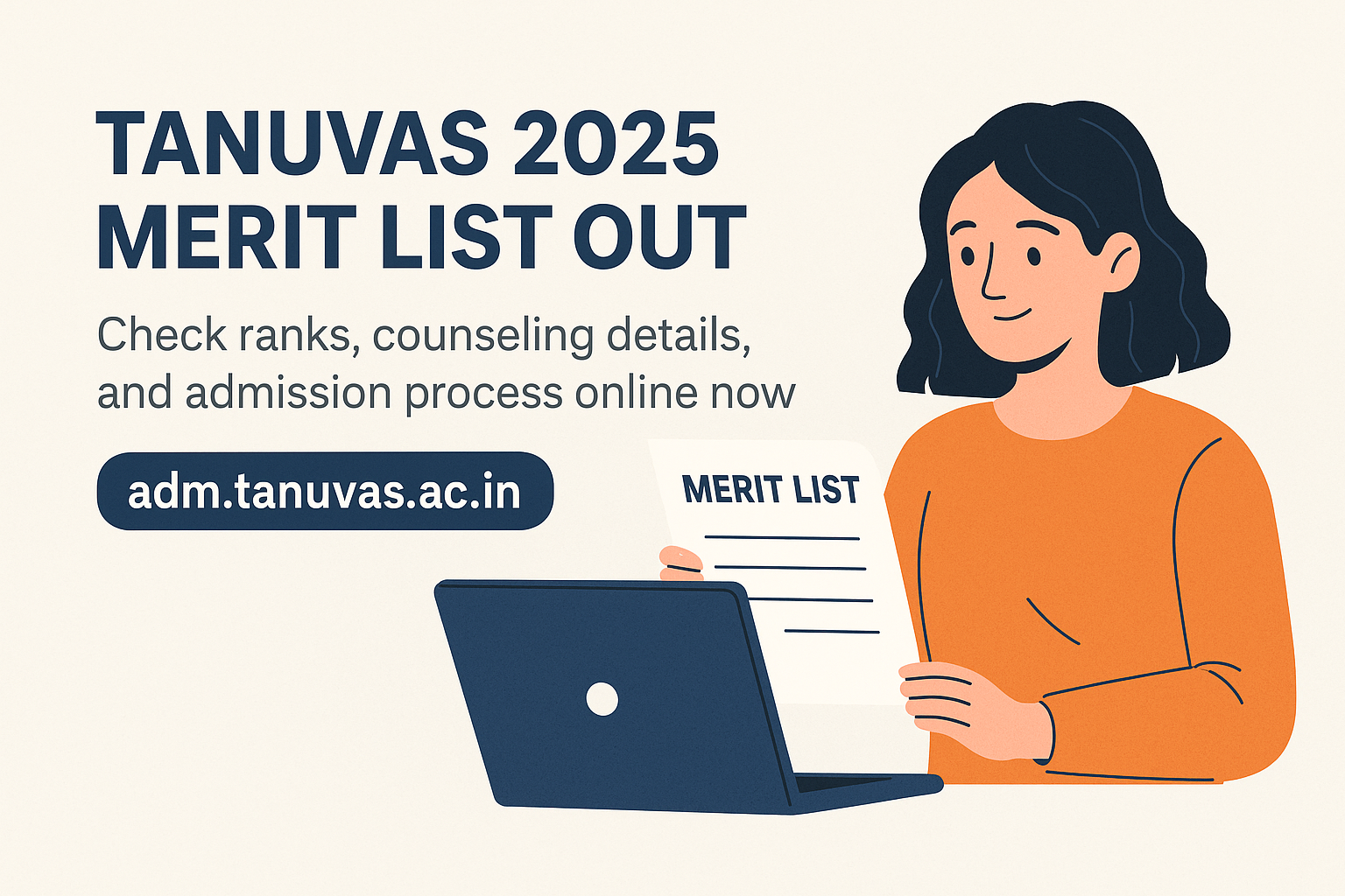 TANUVAS 2025 Merit List Out: Check Your Rank Now! TANUVAS 2025 Merit List Out
