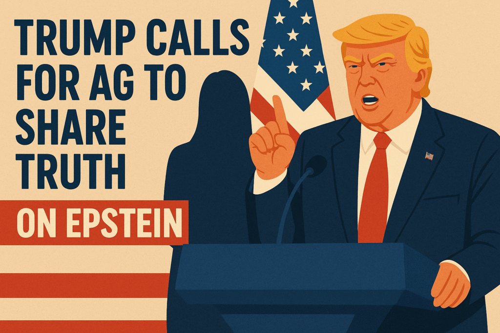 Trump Calls for AG to Share Truth on Epstein Case Trump Calls for AG to Share Truth