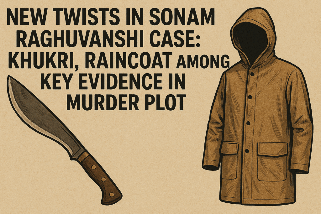 New Twists in Sonam Raghuvanshi Case: Khukri, Raincoat Among Key Evidence in Murder Plot Sonam Raghuvanshi Case
