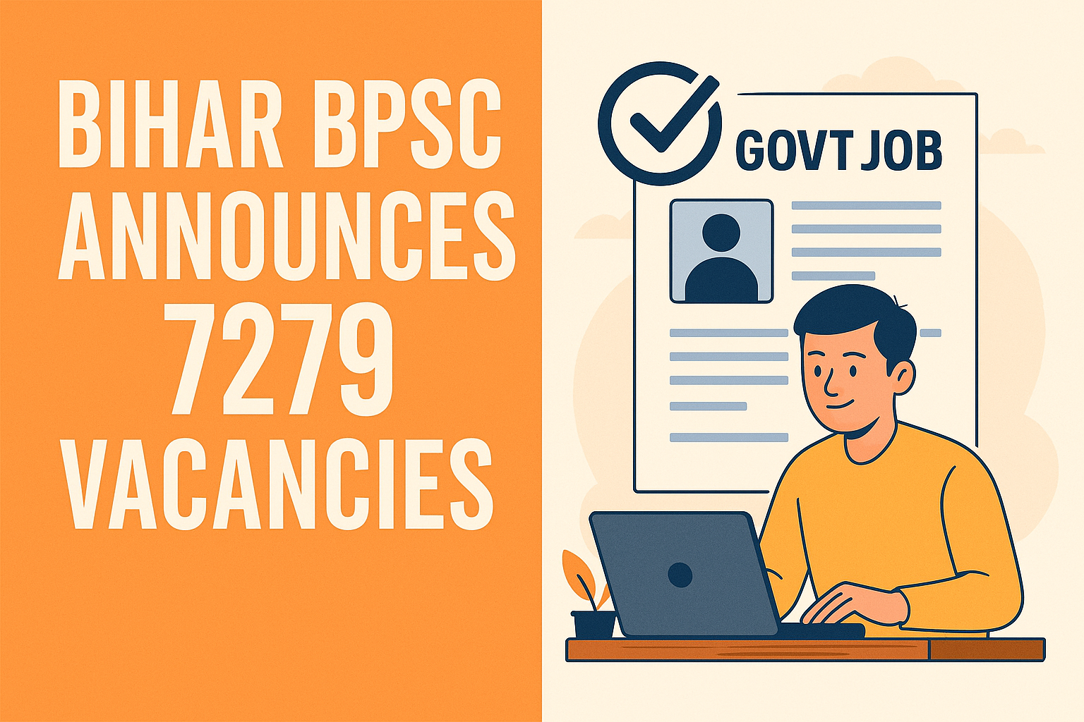 Bihar BPSC Announces 7279 Vacancies