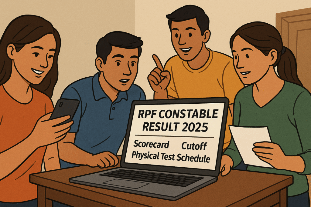 RPF Constable 2025 Result Declared : Check Scorecard, Cutoff & Physical Test Schedule RPF Constable 2025 Result Declared