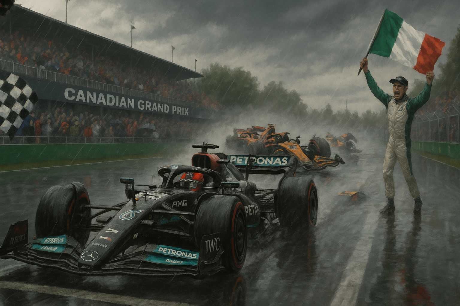 Russell Dominates Canadian Grand Prix 2025