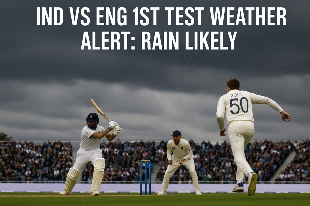 IND vs ENG 1st Test Weather Alert