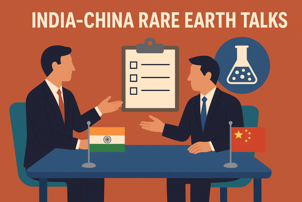 India-China Rare Earth Talks
