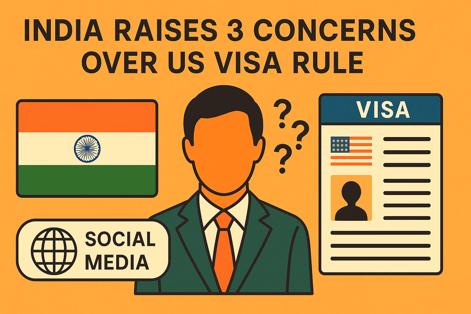 India Raises 3 Concerns Over US Visa Rule