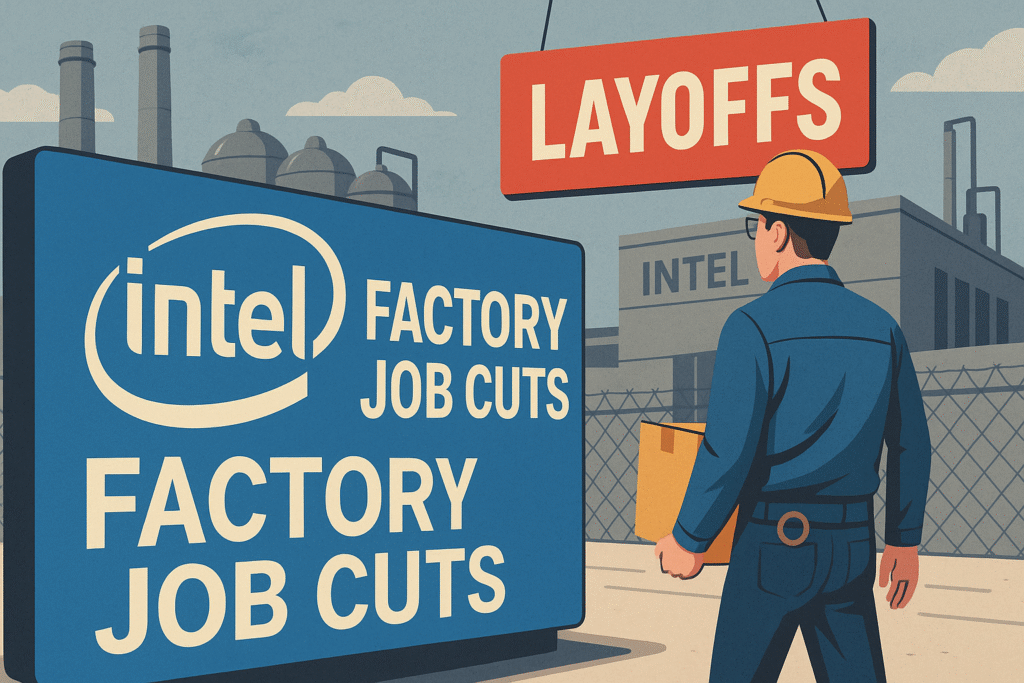 Intel to Slash Factory Jobs Starting July Amid Fresh Layoffs Intel to Slash Factory Jobs Starting July Amid Fresh Layoffs