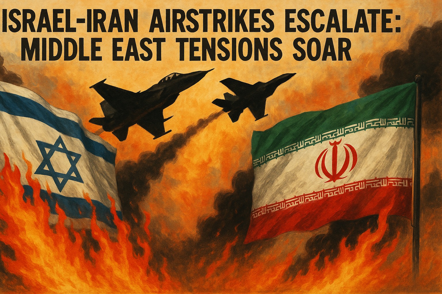 Israel-Iran-Airstrikes-Escalate.