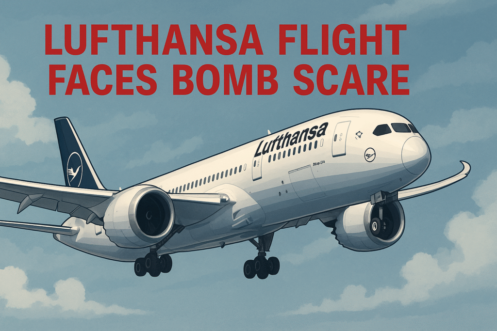 Lufthansa Flight Faces Bomb Scare