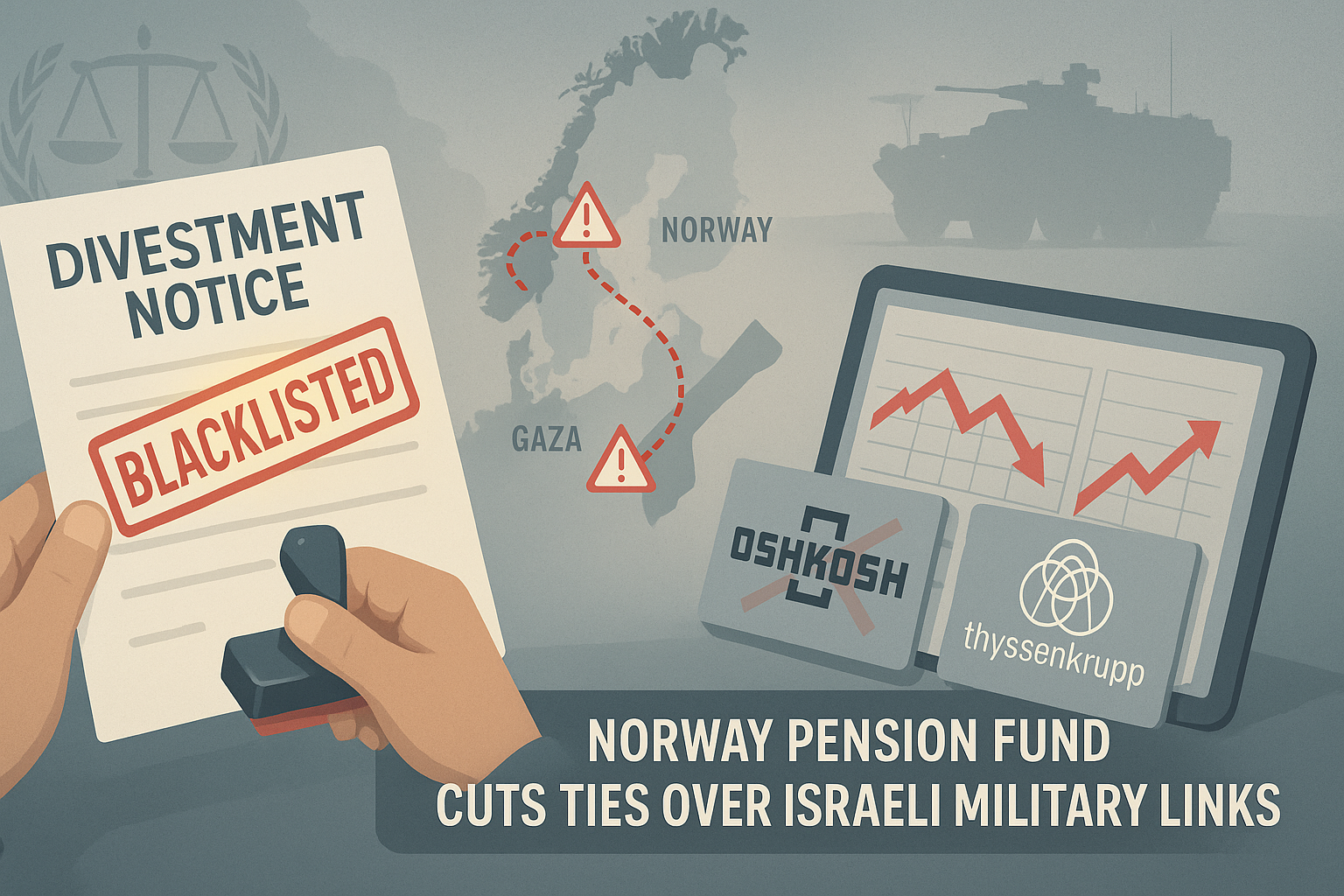 Norway Pension Fund Over Israeli Military Ties