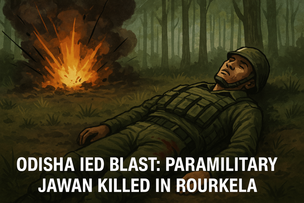 Odisha IED Blast: One Paramilitary Soldier Killed in Rourkela Odisha IED Blast