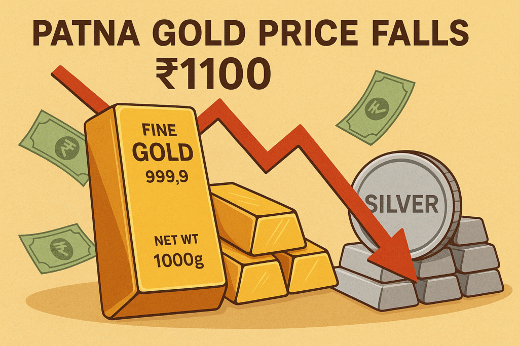 Patna Gold Price Falls ₹1100