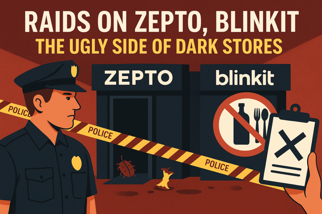 Raids on Zepto, Blinkit Expose Dark Stores’ Hidden Dangers Raids on Zepto, Blinkit Expose