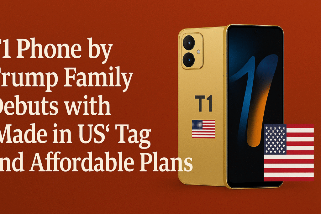 T1 Phone by Trump Family Debuts with ‘Made in US’ Tag and Affordable Plans Tag and Affordable Plans