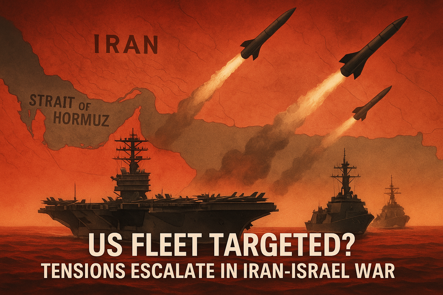 US Fleet in Latest Iran-Israel War Provocation