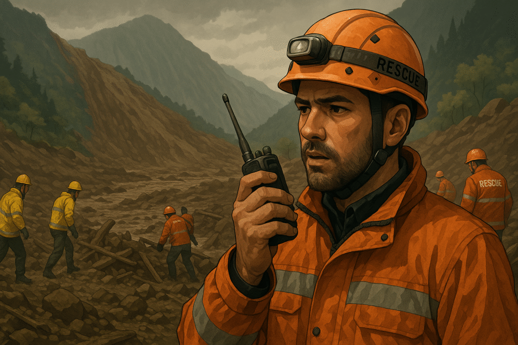 17 Missing as Rescuers Rally