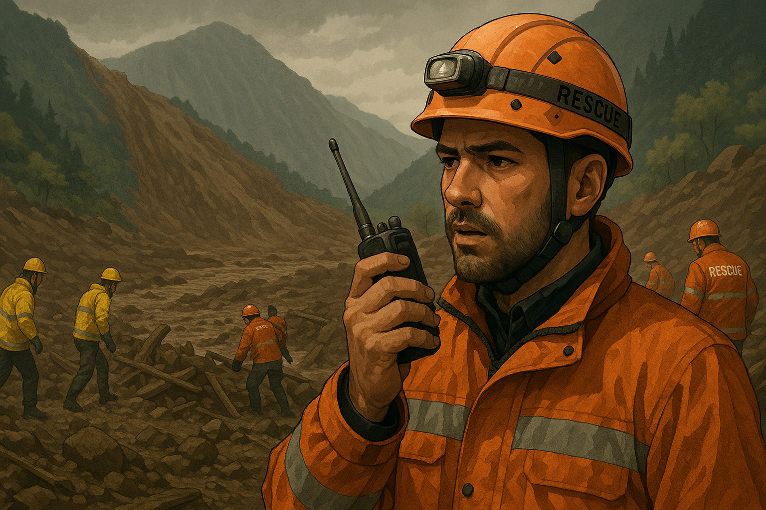 17 Missing as Rescuers Rally
