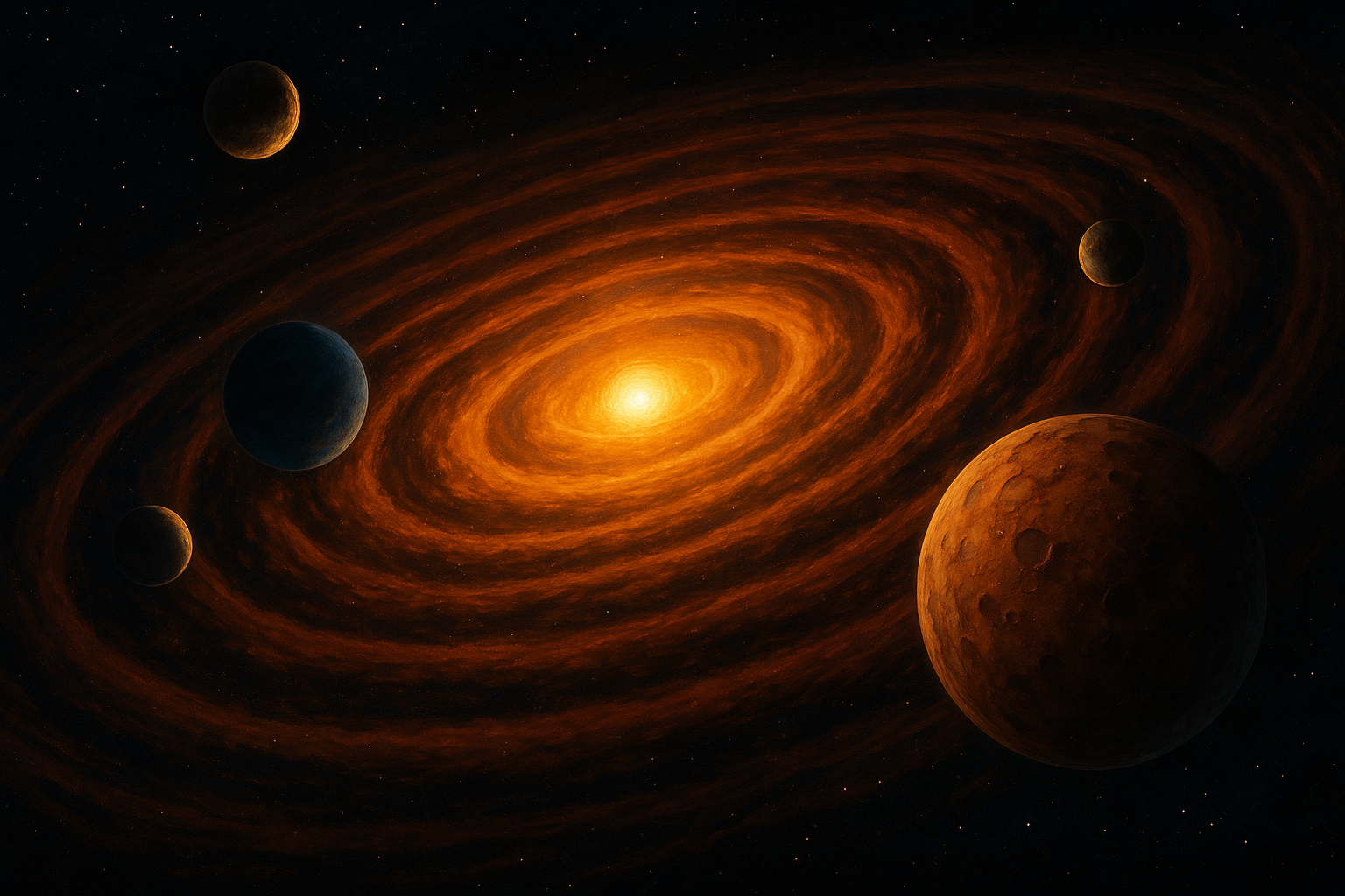 5 New Planets Forming Around Baby Sun