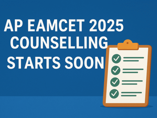 AP EAMCET 2025 Counselling Starts Soon