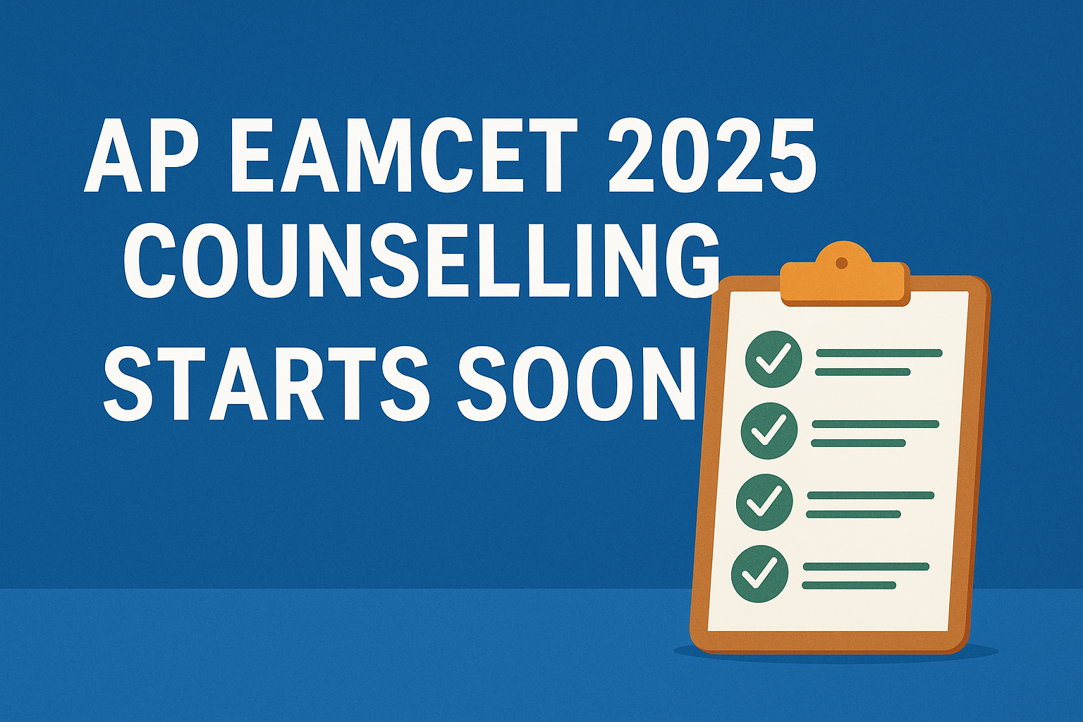 AP EAMCET 2025 Counselling Starts Soon
