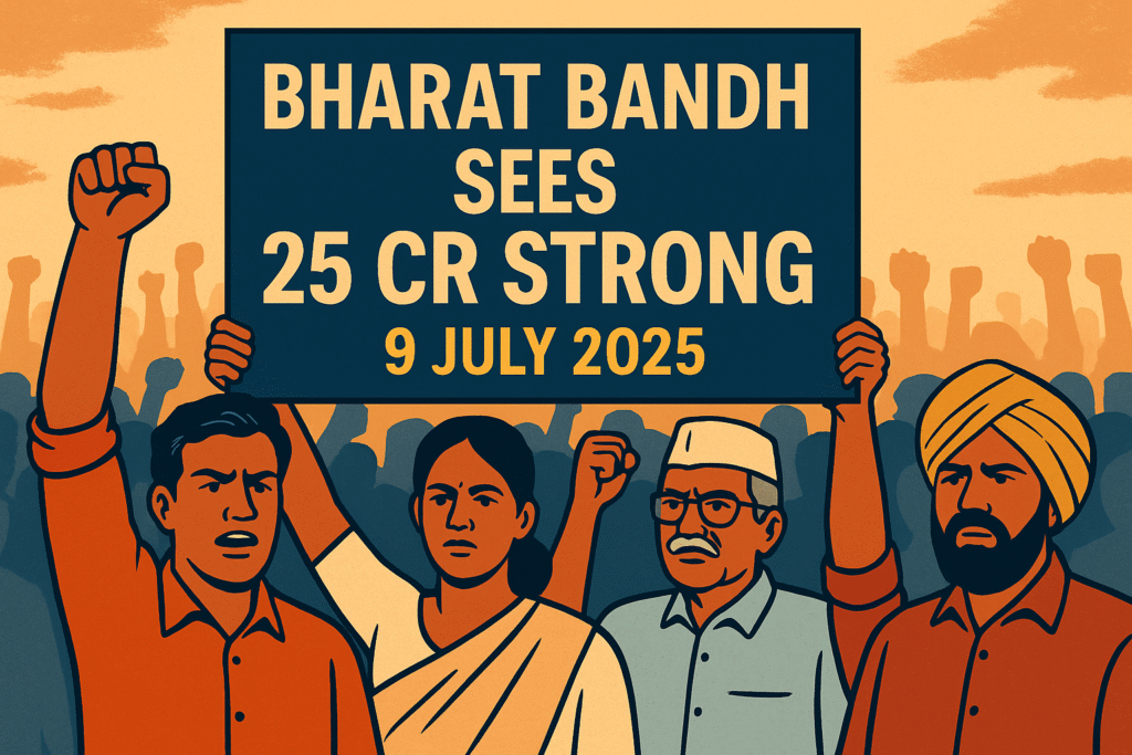 Bharat Bandh Sees 25 Cr Strong