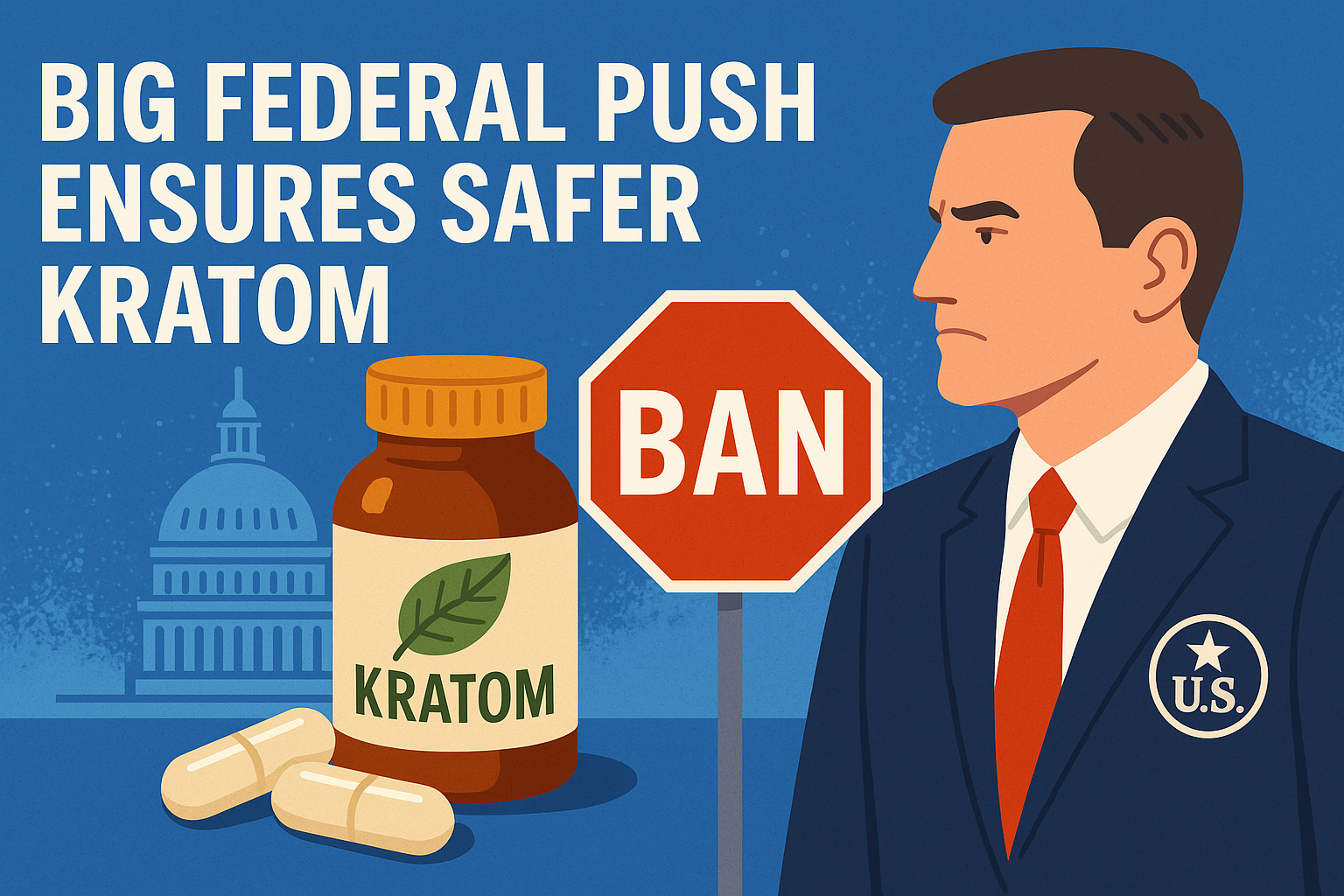 Big Federal Push Ensures Safer Kratom