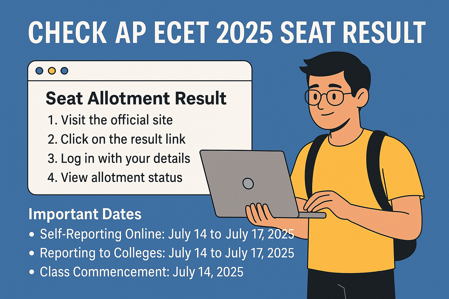 Check AP ECET 2025 Seat Result