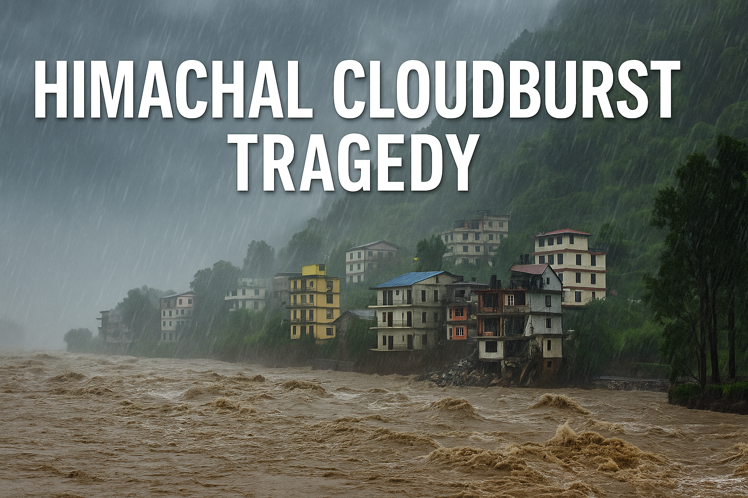 Himachal Cloudburst Tragedy