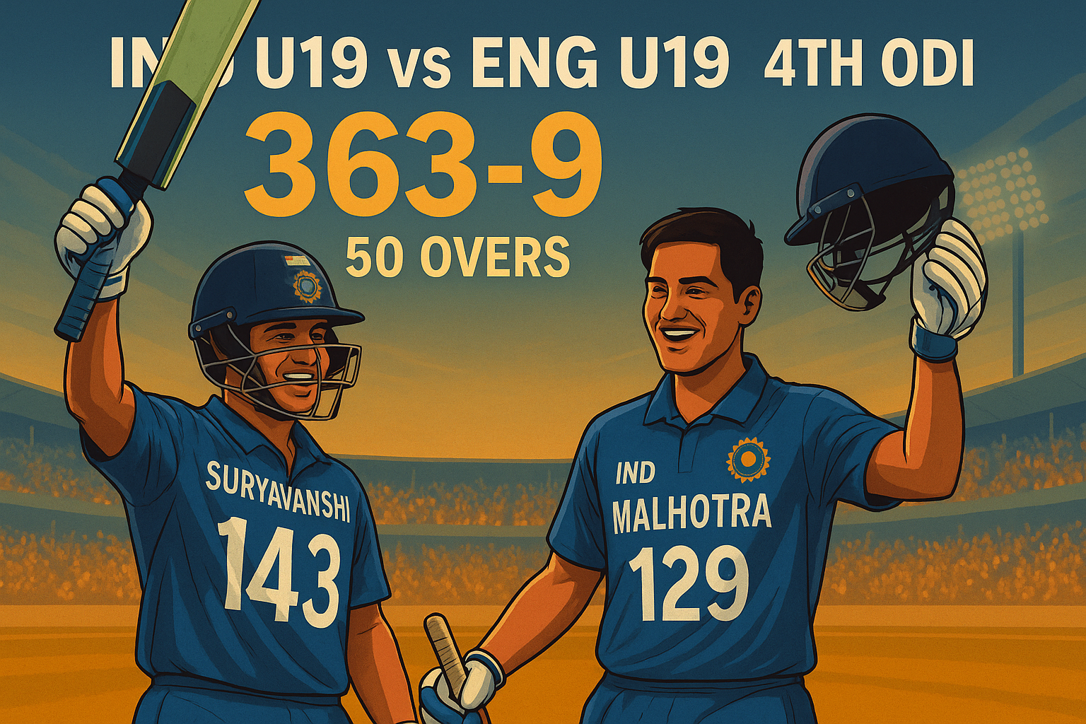 IND U19 vs ENG U19