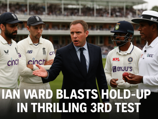 Ian Ward Blasts Hold-Up in Thrilling 3rd Test