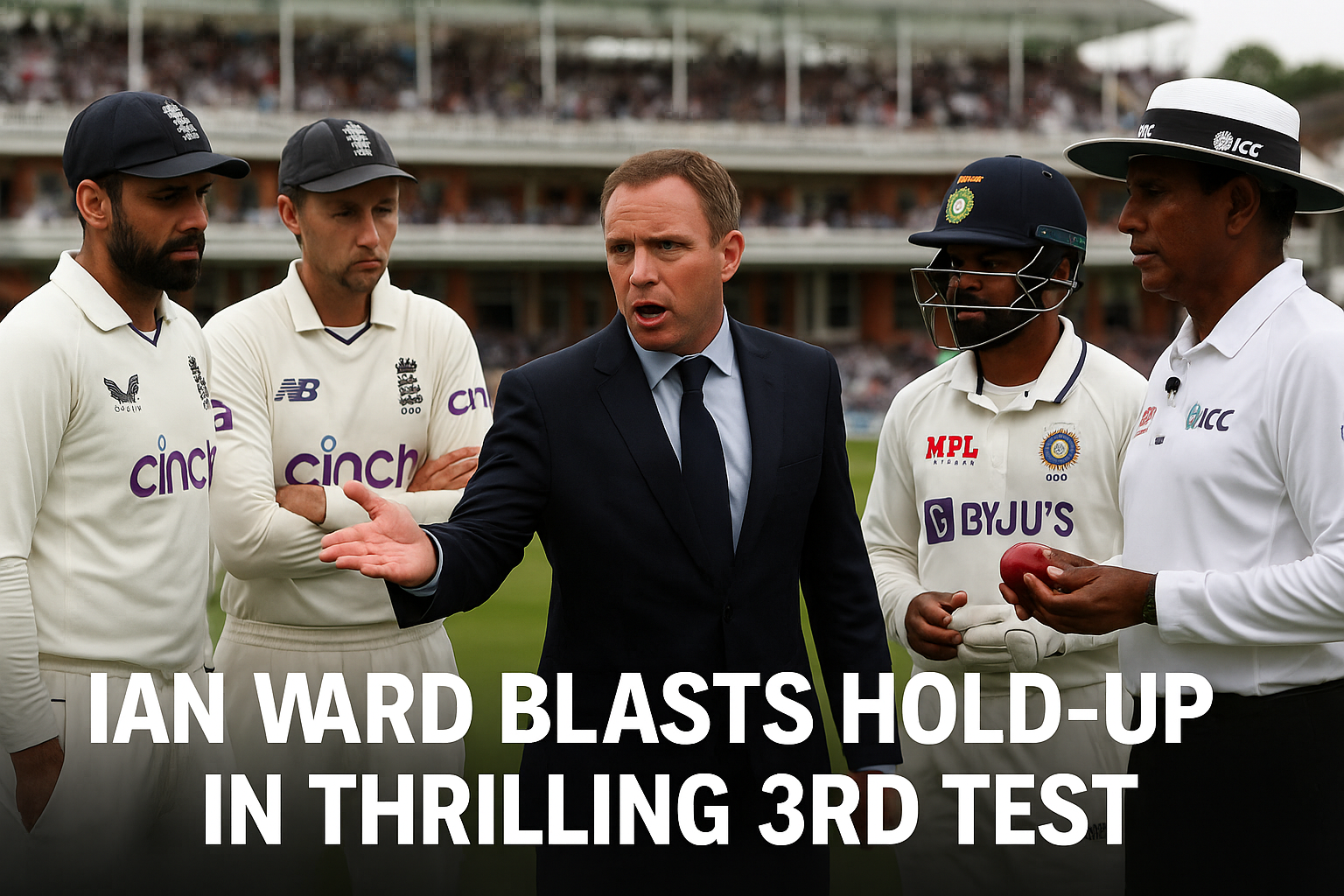 Ian Ward Blasts Hold-Up in Thrilling 3rd Test