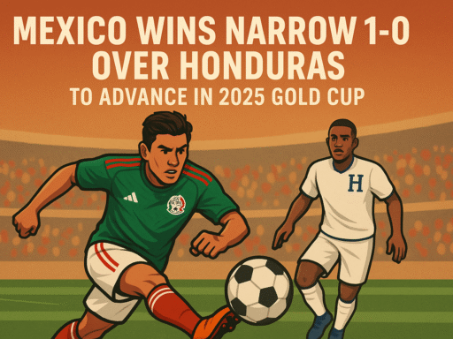 Mexico Wins Narrow 1-0 Over Honduras