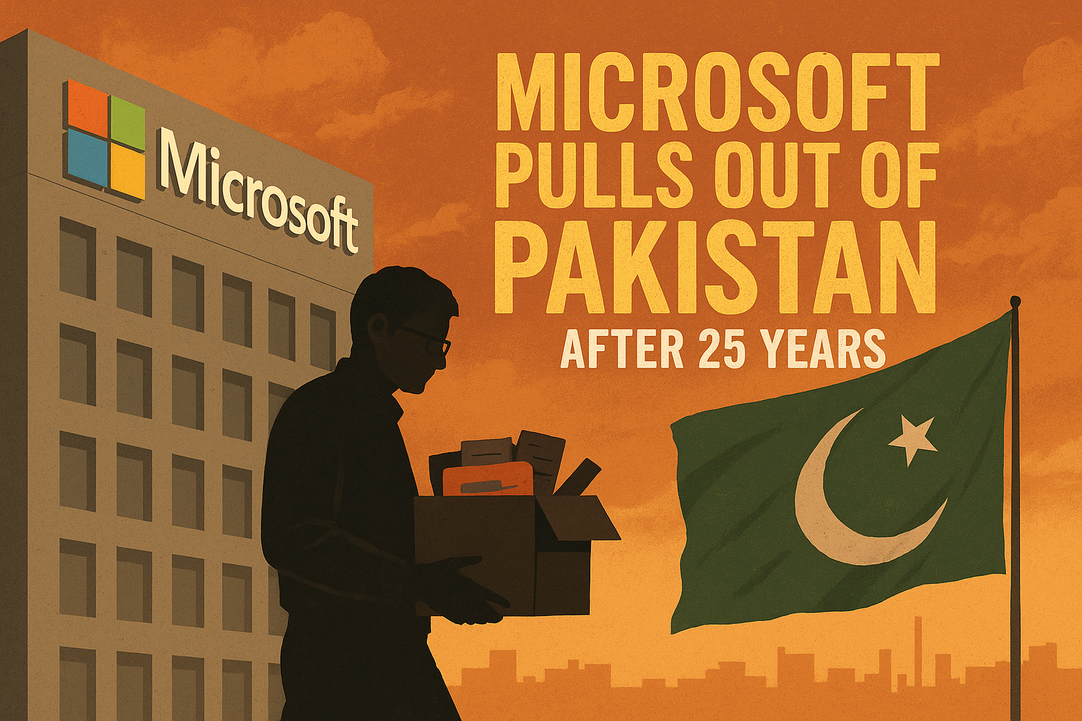 Microsoft Pulls Out of Pakistan