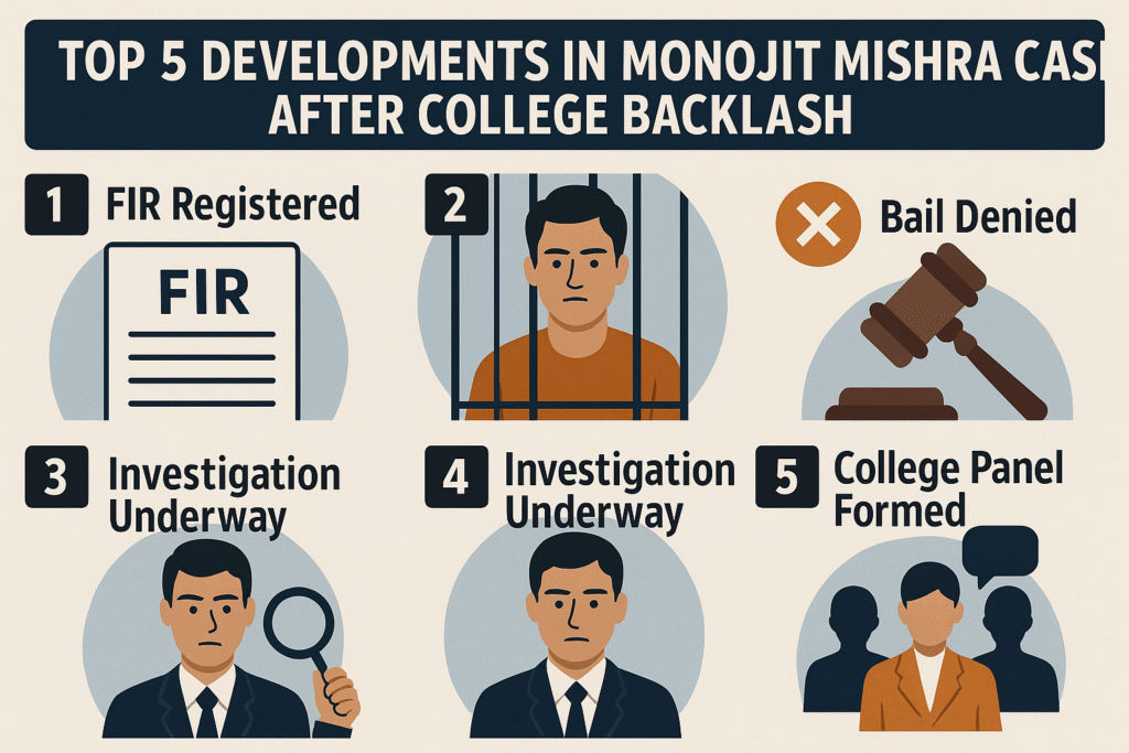 Monojit Mishra Case After College Backlash