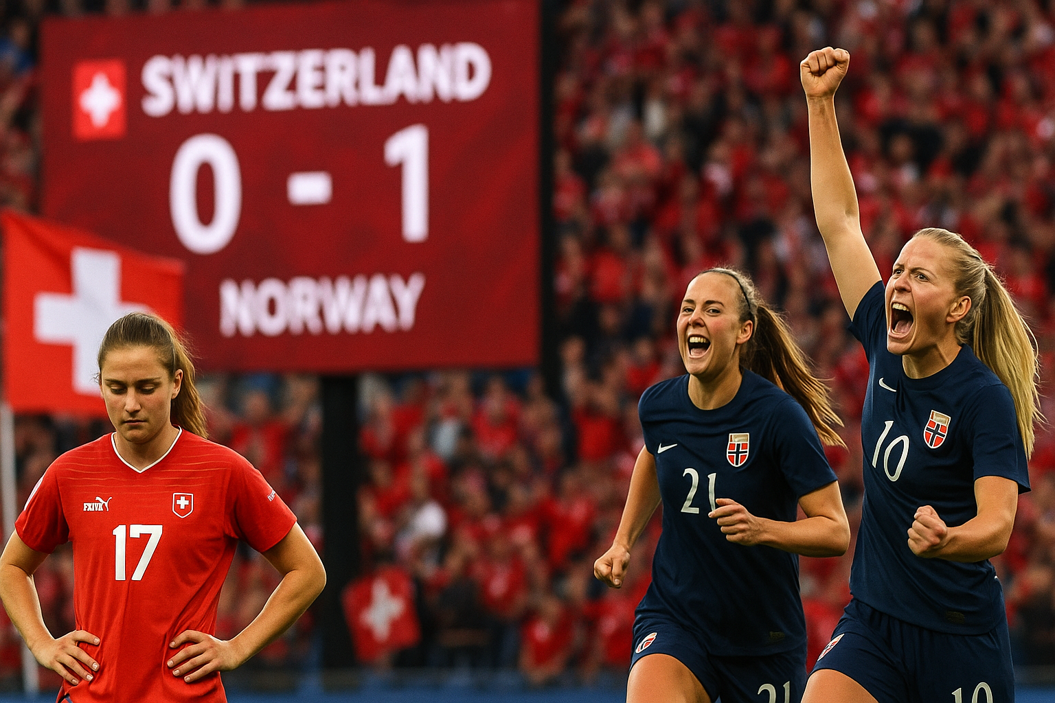 Norway Upset Switzerland 1-0