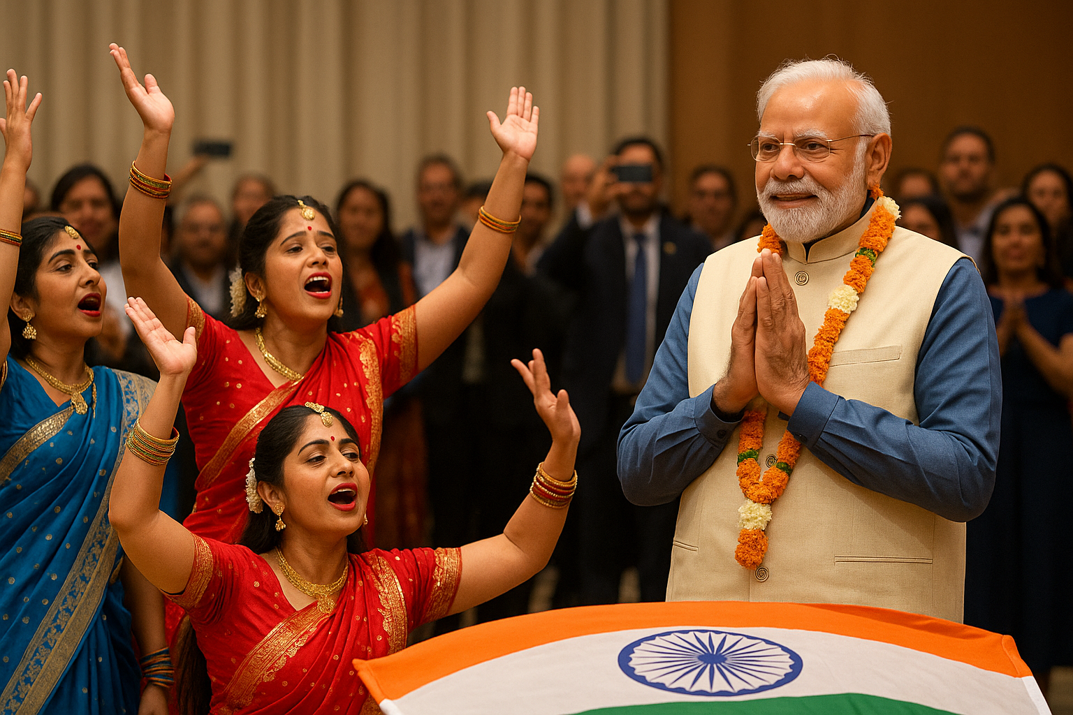 PM Modi Gets Grand Welcome in Brazil
