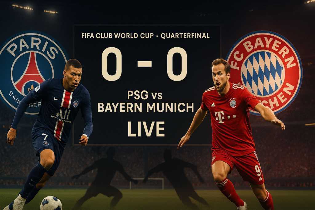 PSG vs Bayern Munich LIVE