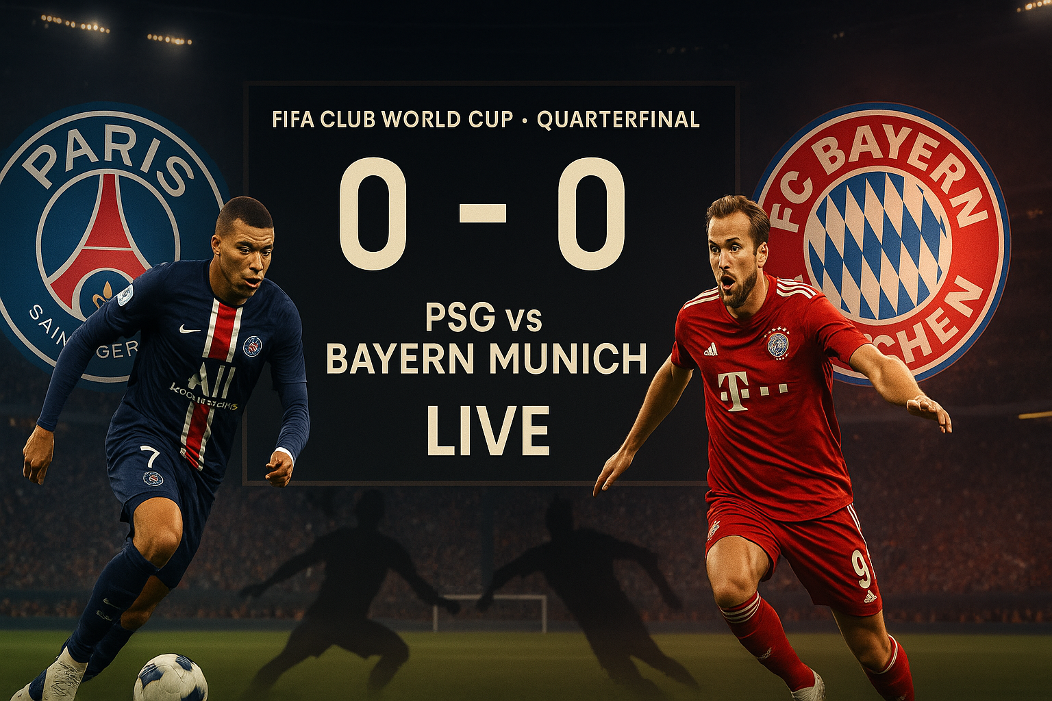 PSG vs Bayern Munich LIVE