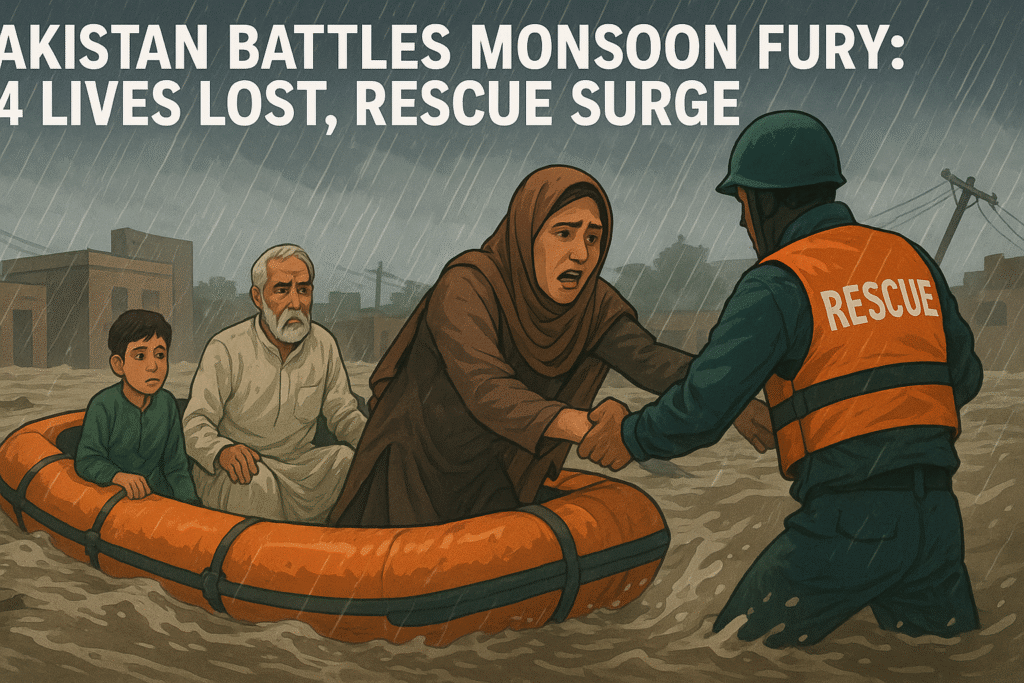 Pakistan Battles Monsoon Fury
