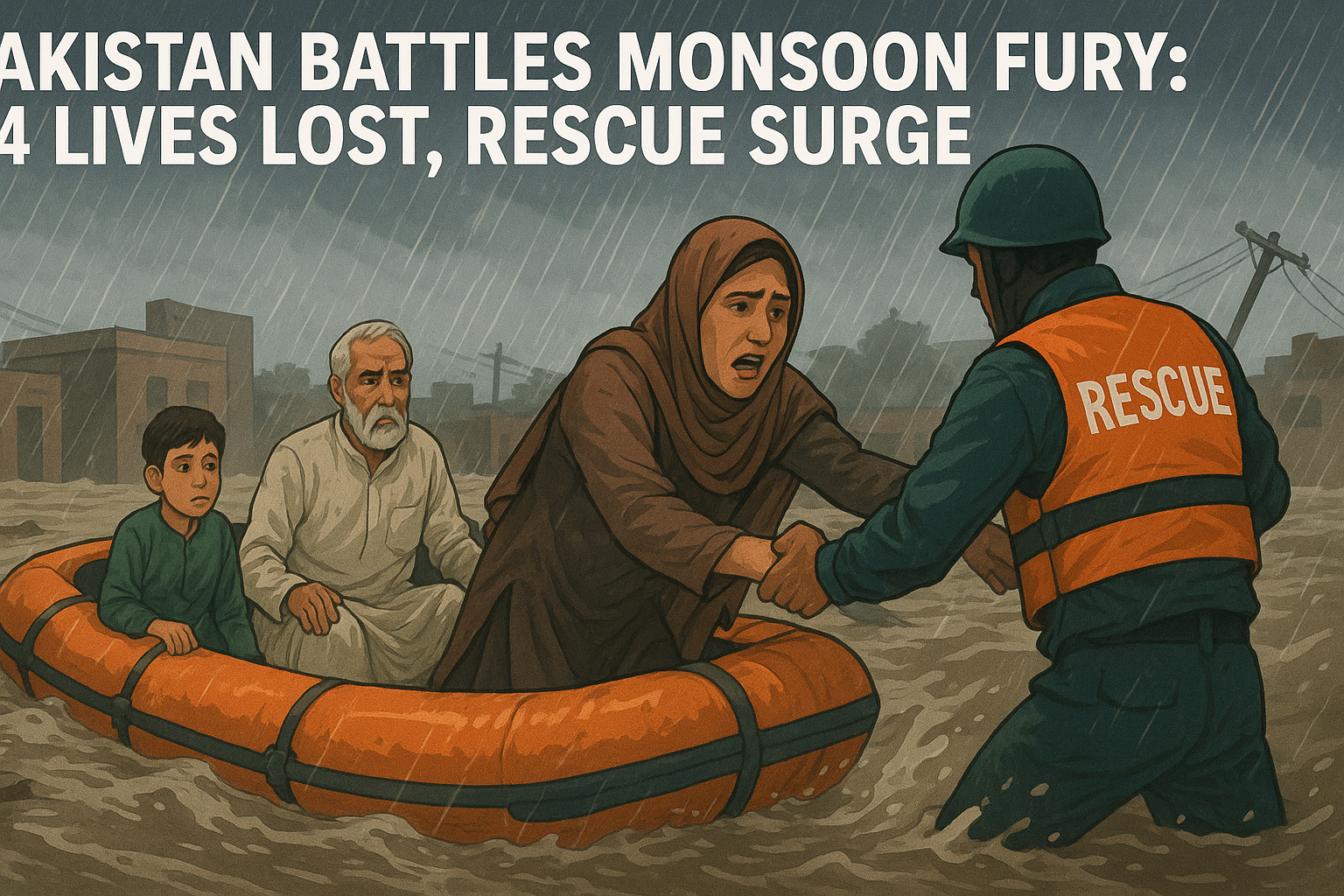 Pakistan Battles Monsoon Fury