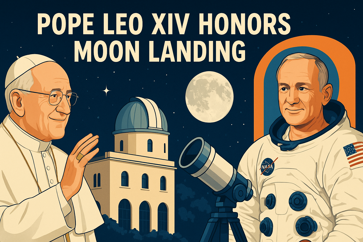 Pope Leo XIV Honors Moon Landing