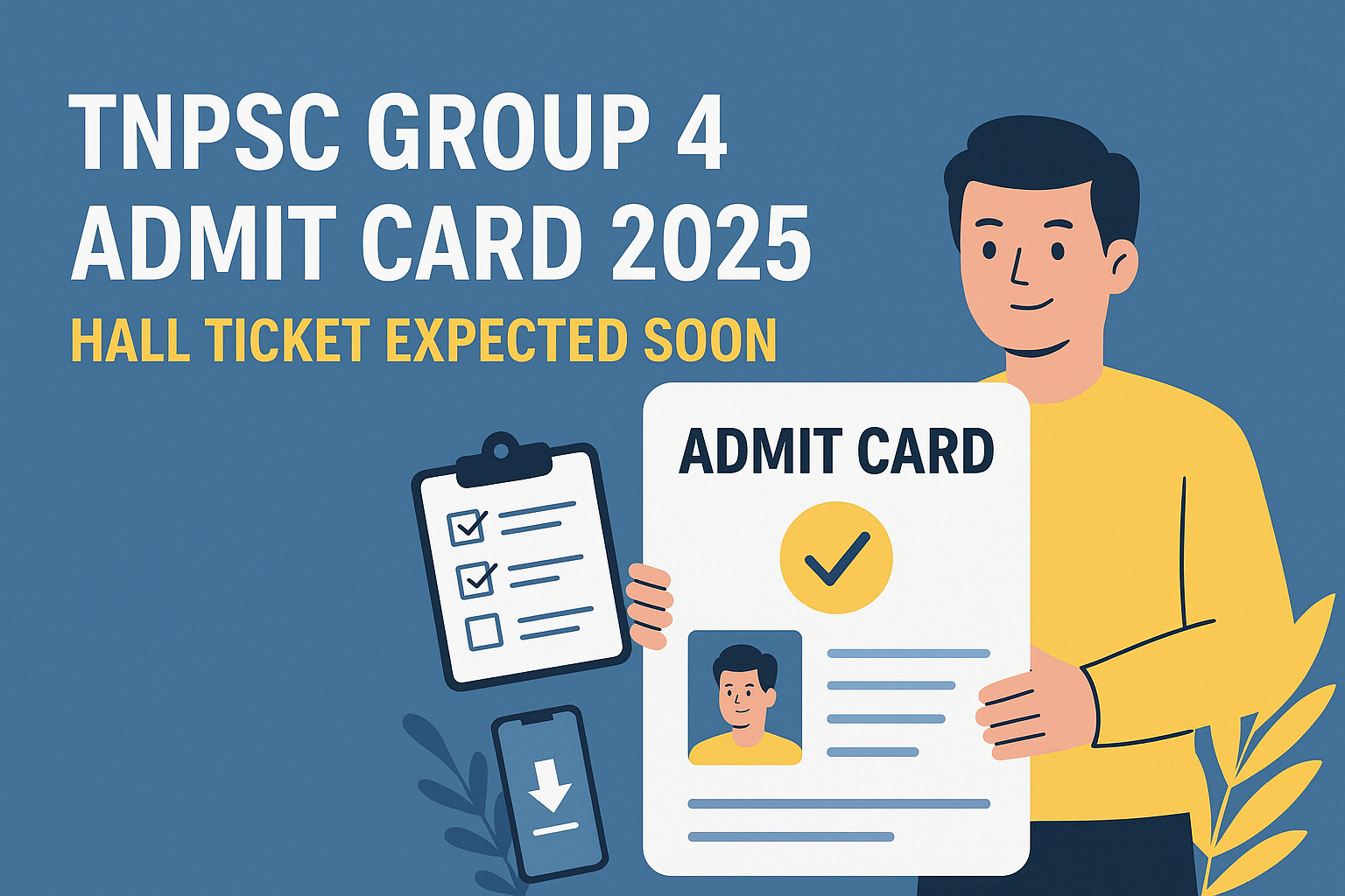 TNPSC Group 4 Admit Card 2025
