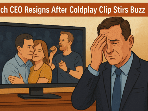 Tech CEO Resigns After Coldplay Clip Stirs Buzz