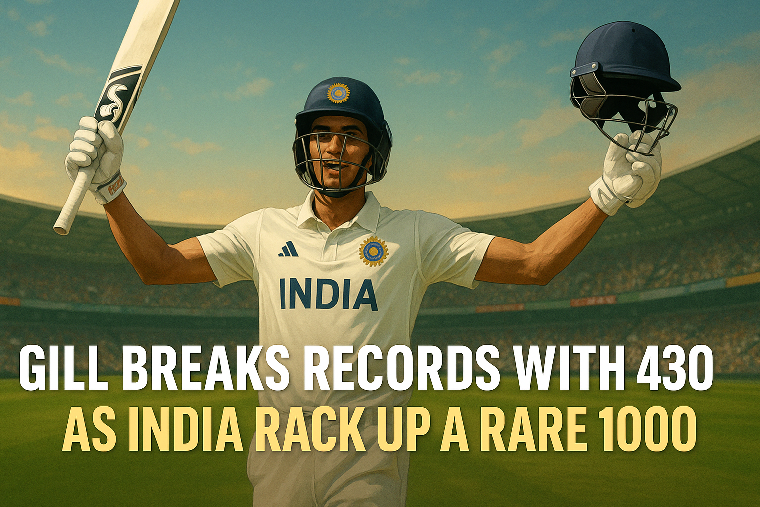Test Match Milestone