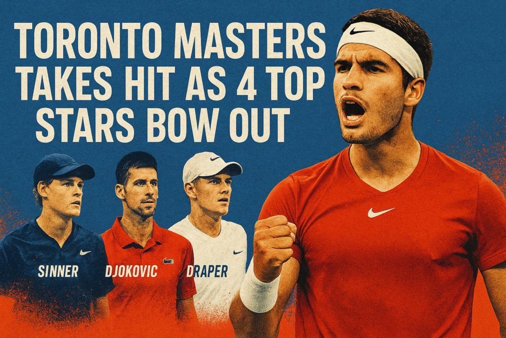 Toronto Masters Takes Hit as 4 Top