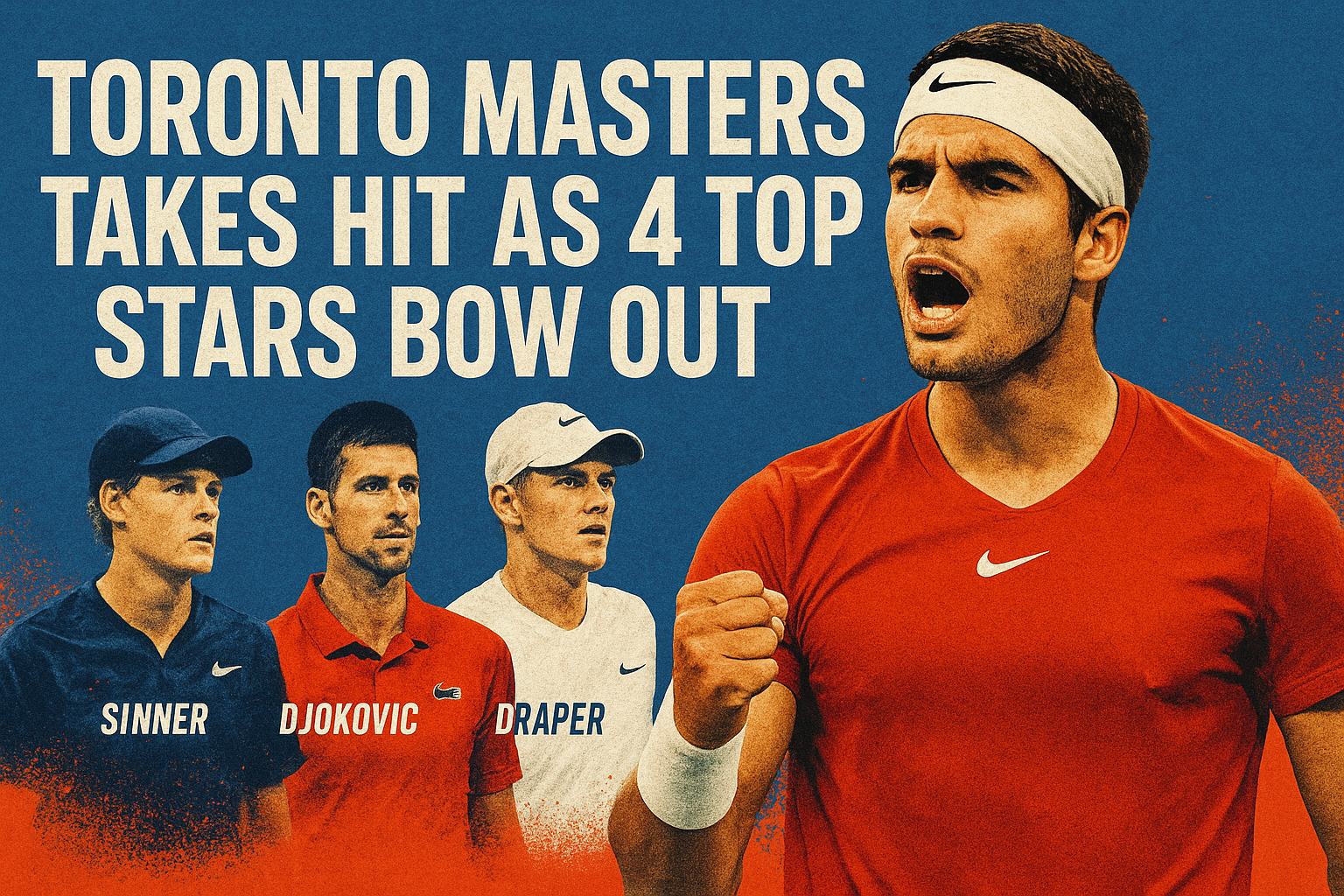 Toronto Masters Takes Hit as 4 Top